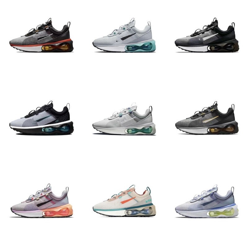 Putian Direct Sales Airmax 2021 Mesh Air Cushion Sakura Pink Taro Purple Sports Shoes Running Shoes Foreign Trade Wholesale