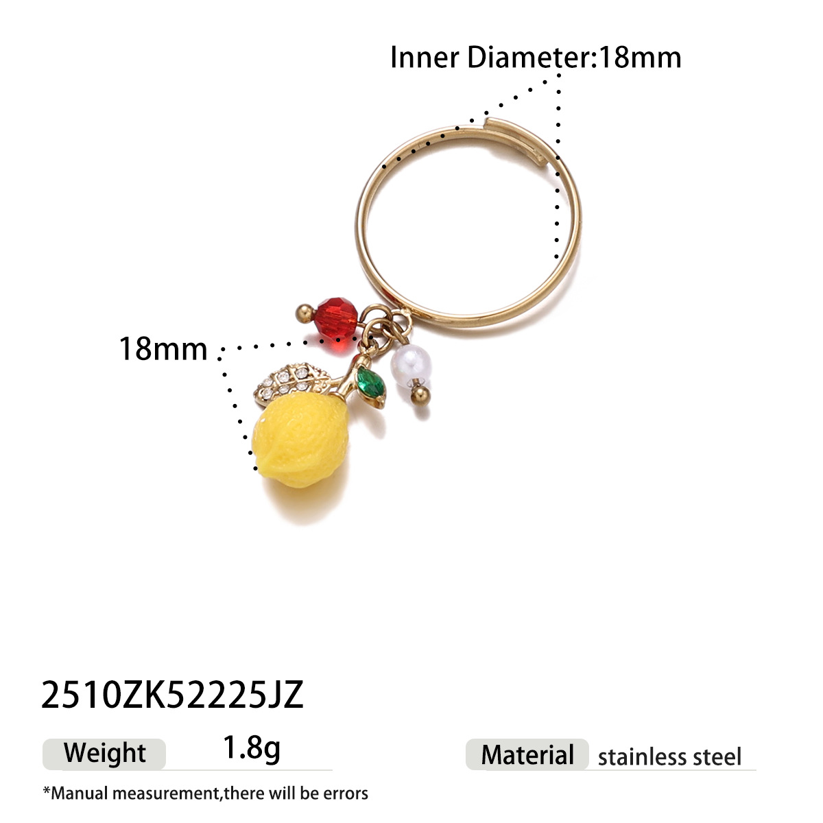 Taina Europa y América collar de acero inoxidable ligero de lujo nicho eléctrico de limón de diamante colgante conjunto de joyería venta caliente transfronteriza