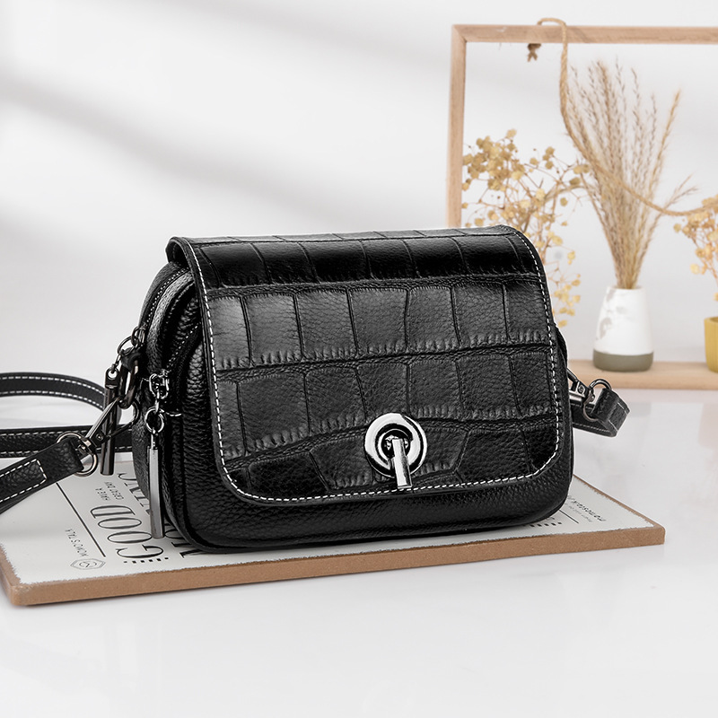 Wholesale Genuine Leather Bags for Women, Cowhide 2026 New Fashion Small Bags, Women's Shoulder Crossbody Bags, High-End Popular Women's Bags