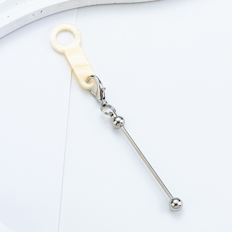 新しい DIY ビーズアクリルストローペンダント 8 ミリメートル-10 ミリメートルアイスバーカップストローアクセサリー卸売|undefined
