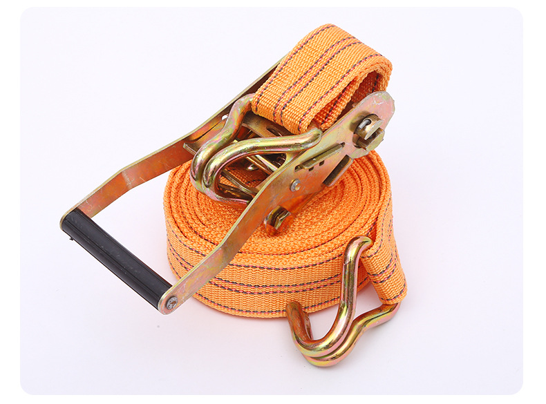 5cm Double Hook Polypropylene Binding Strap Truck Ratchet Tensioner Cargo Tightening Fastener Thickened Strapping Belt Manufacturer