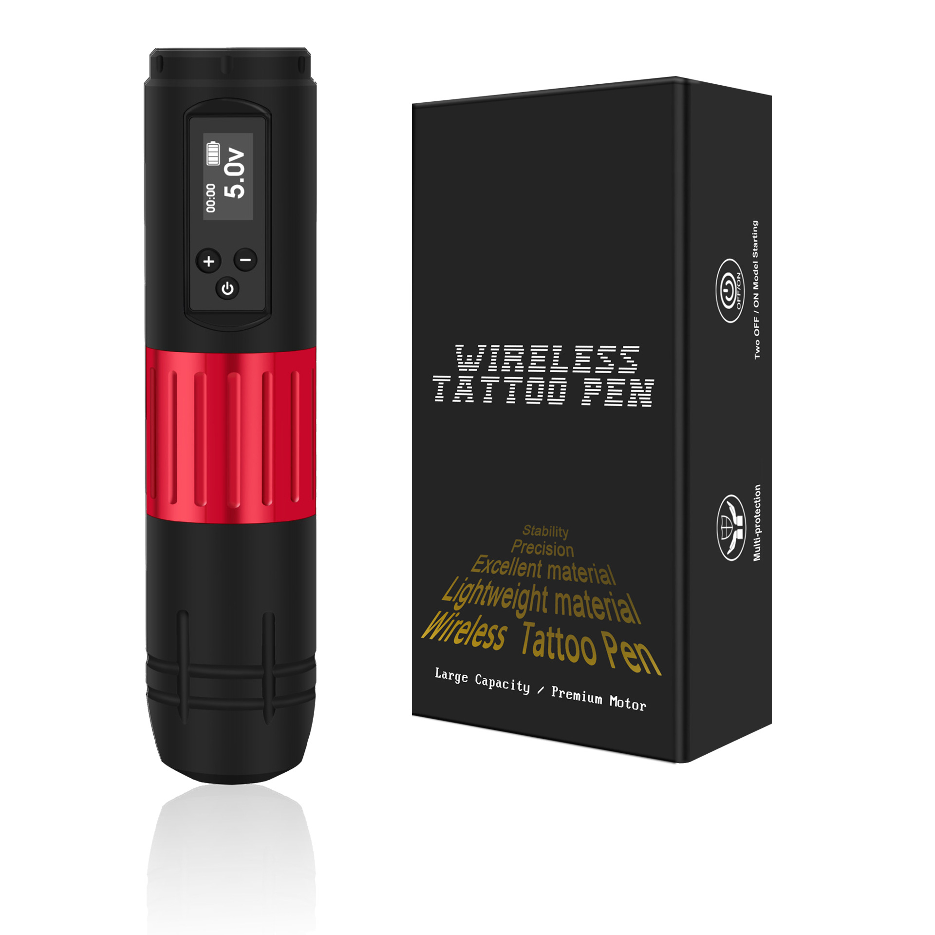 Transfronterizo Tuffking batería inalámbrica tatuaje pluma tatuaje herramienta pluma motor integrado máquina de tatuaje al por mayor