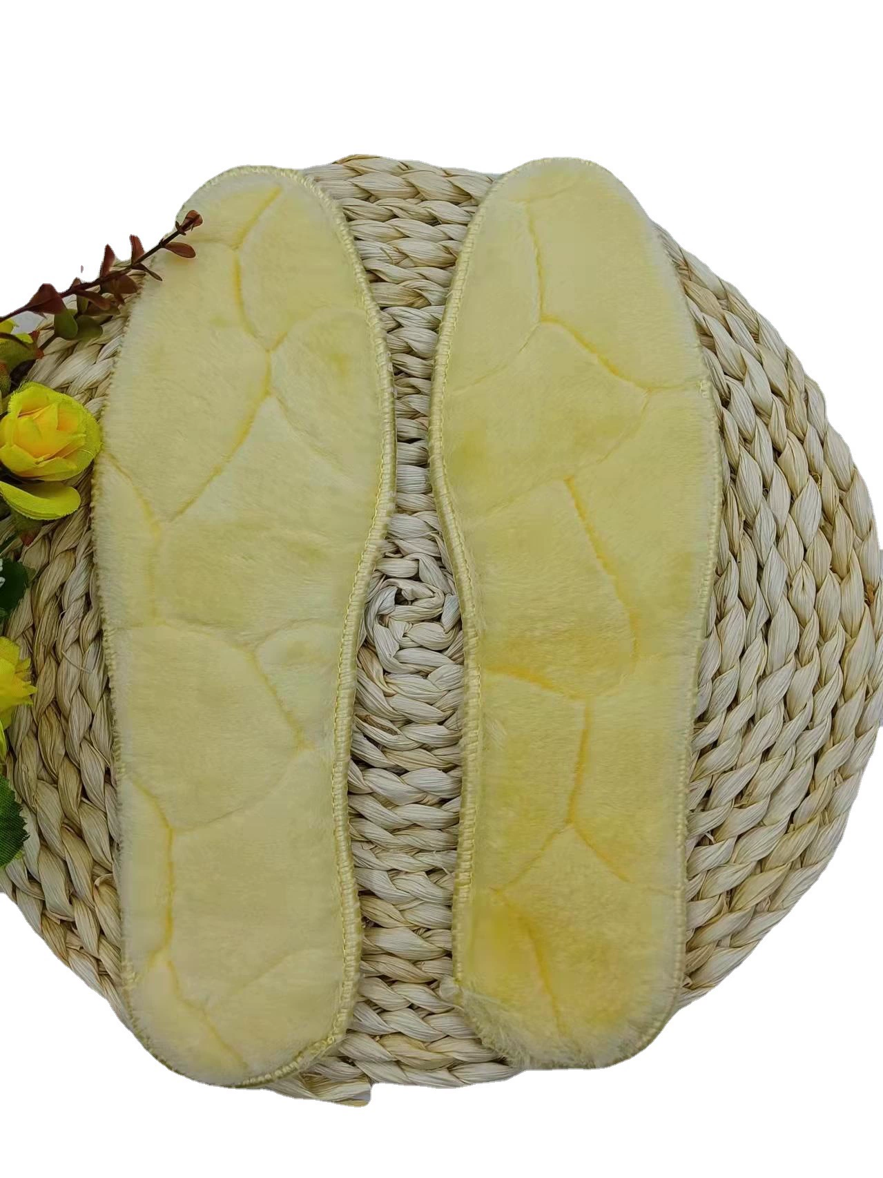 Теплые стельки Зимние утолщенные плюшевые стельки из войлока Water Cube Дезодорант и поглощение пота Дышащий