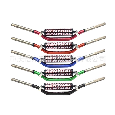 Off-Road Motorcycle Modification Parts Aluminum Alloy Double-Layer Handlebars Variable Diameter Handlebars Renthal