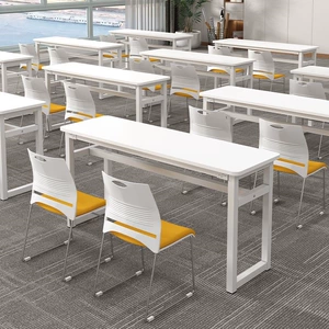 Тренировочные столы и стул Комбинированные отель Long Strips Conference Table Training Учреждения учебного заведения Классная стульница школьная стола на столе стола учебного стола