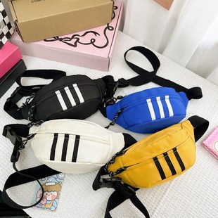 Japanese Harajuku Sports Chest Bag Fashion Handsome Boys' Girls' Storage Bag Travel Small Pocket