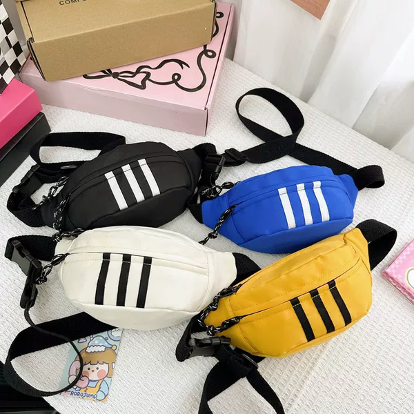 Japanese Harajuku Sports Chest Bag Fashion Handsome Boys' Girls' Storage Bag Travel Small Pocket
