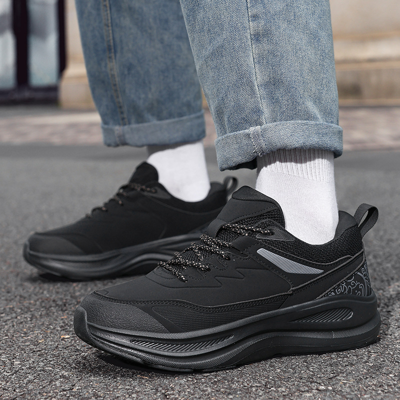 Autumn And Winter Foreign Trade Large Size 48 Lightweight Cushioned Leather Casual Men's Outdoor Sports Shoes,_vogvips.com