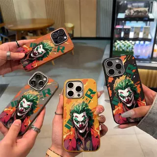 素皮壳欧美小丑用iPhone16PROMAX手机壳苹果12/11软壳13新17P男