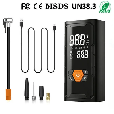 Car Air Pump, Emergency Start Power Supply, All-In-One Battery Charger, Emergency Jump Starter, Portable (Hava nasosu) - cy-13-smart-wireless-air-pump