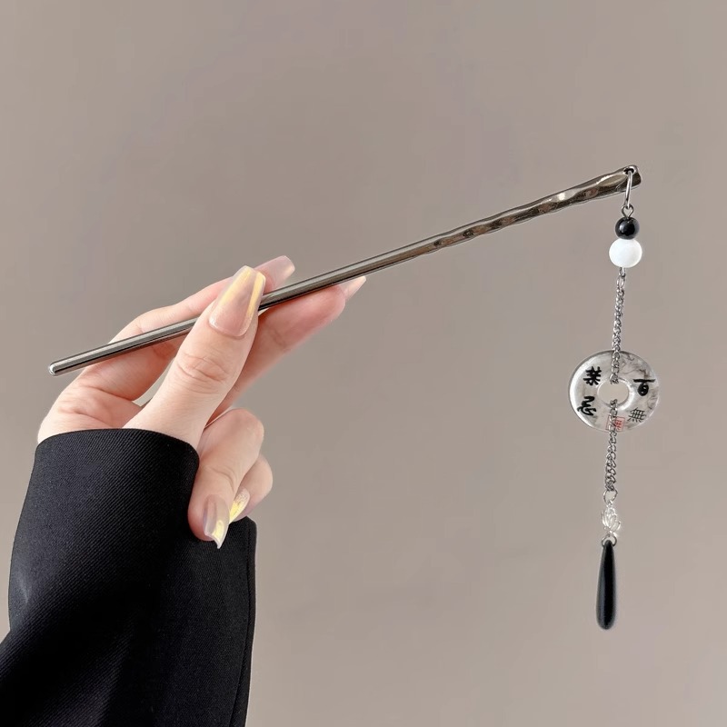 Niños de alta sensación de paso agitando pinzas de cabello 2024 nuevas niñas nuevas pinzas de cabello chino estilo antiguo pinzas de cabello tocado