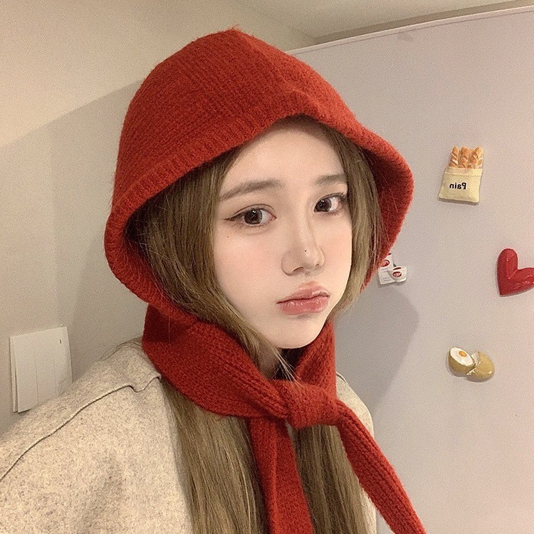 천 라벨 빨간 망토-레드