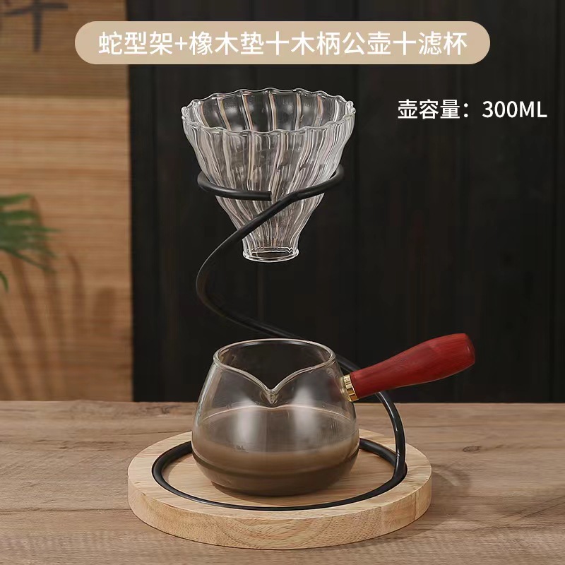 Café mano cerveza soporte vidrio mano cafetera traje café filtro taza compartir olla cafetera aparato