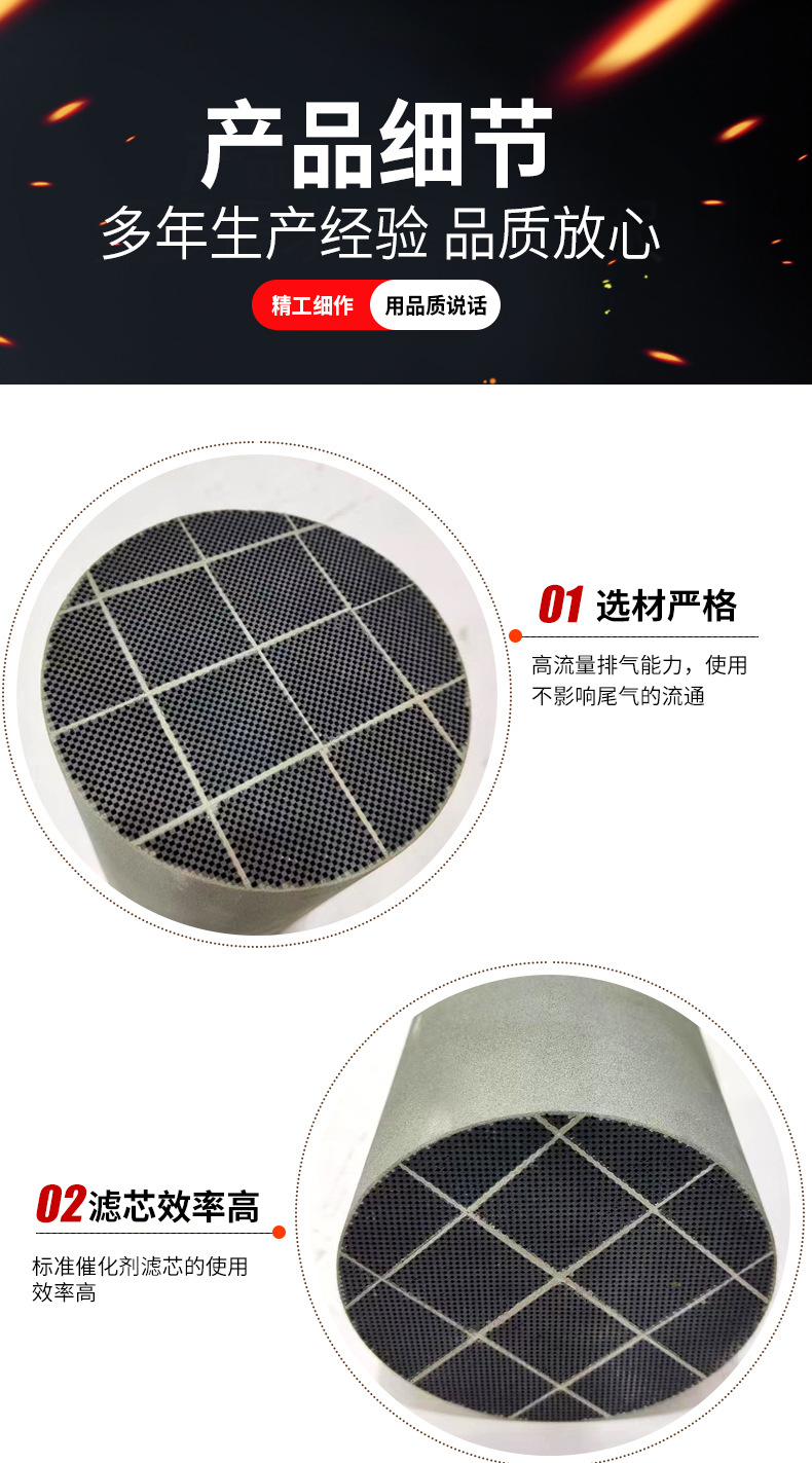 Sanyuan Metal Carrier Filter Car Exhaust Gas Purification Silicon Carrier Dpf Carrier Silicon Carbide Carrier