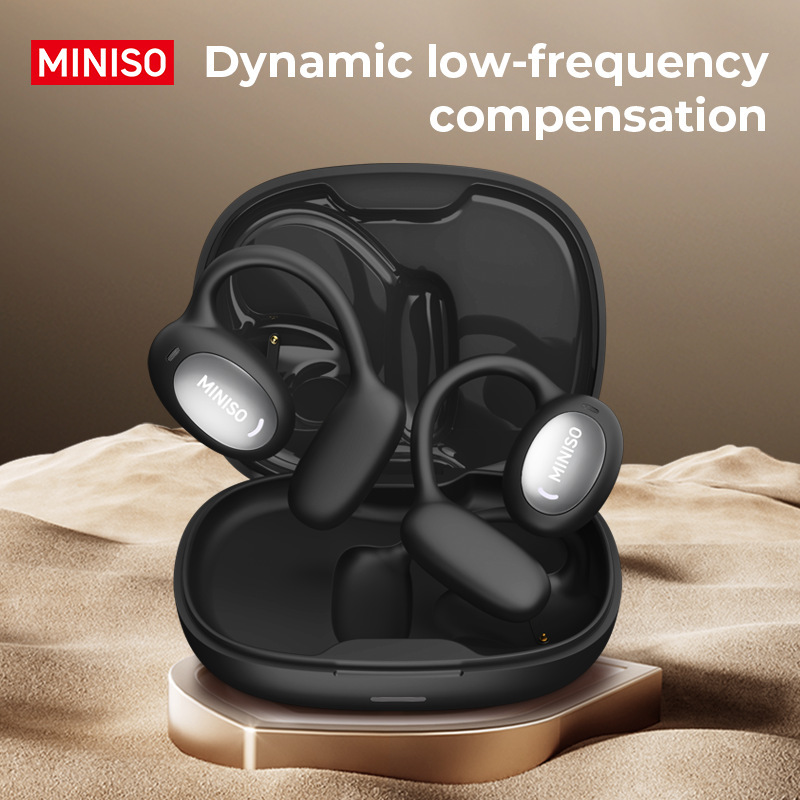 Miniso Ms181 Wireless Headphones Bluetooth 5.4 Smart Noise Reduction Ows Ear-Mounted Headphones Hi-Fi Sound Quality Miniso Ms181 Wireless Headphones Bluetooth 5.4 Smart Noise Reduction Ows Ear-Mounted Headphones Hi-Fi Sound Quality
