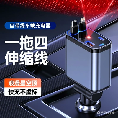 Cable Car Charger Aluminum Alloy – Mobil şarj cihazları