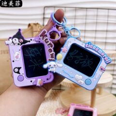 創意的なクロミの子供の落書きの画板の鍵はかわいいかばんの掛け金の自動車のキーチェーンの字板の卸売りを掛けます。