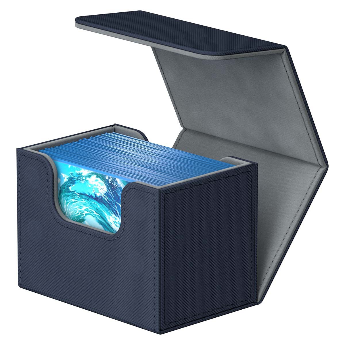 De gama alta 80 + multi-funcional PU caja de tarjeta juego de mesa MTG Ultraman tarjeta Bao Ke Meng Wanzhi tarjeta de almacenamiento al por mayor