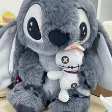 爆款灰色史迪奇毛绒玩具公仔史迪仔星际宝贝布娃娃女生一件代发