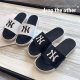 Summer Outdoor Wear Fashionable Men's Sandals and Slippers 2025 New Soft Bottom Non-Slip Beach Shoes for Couple Household Slippers