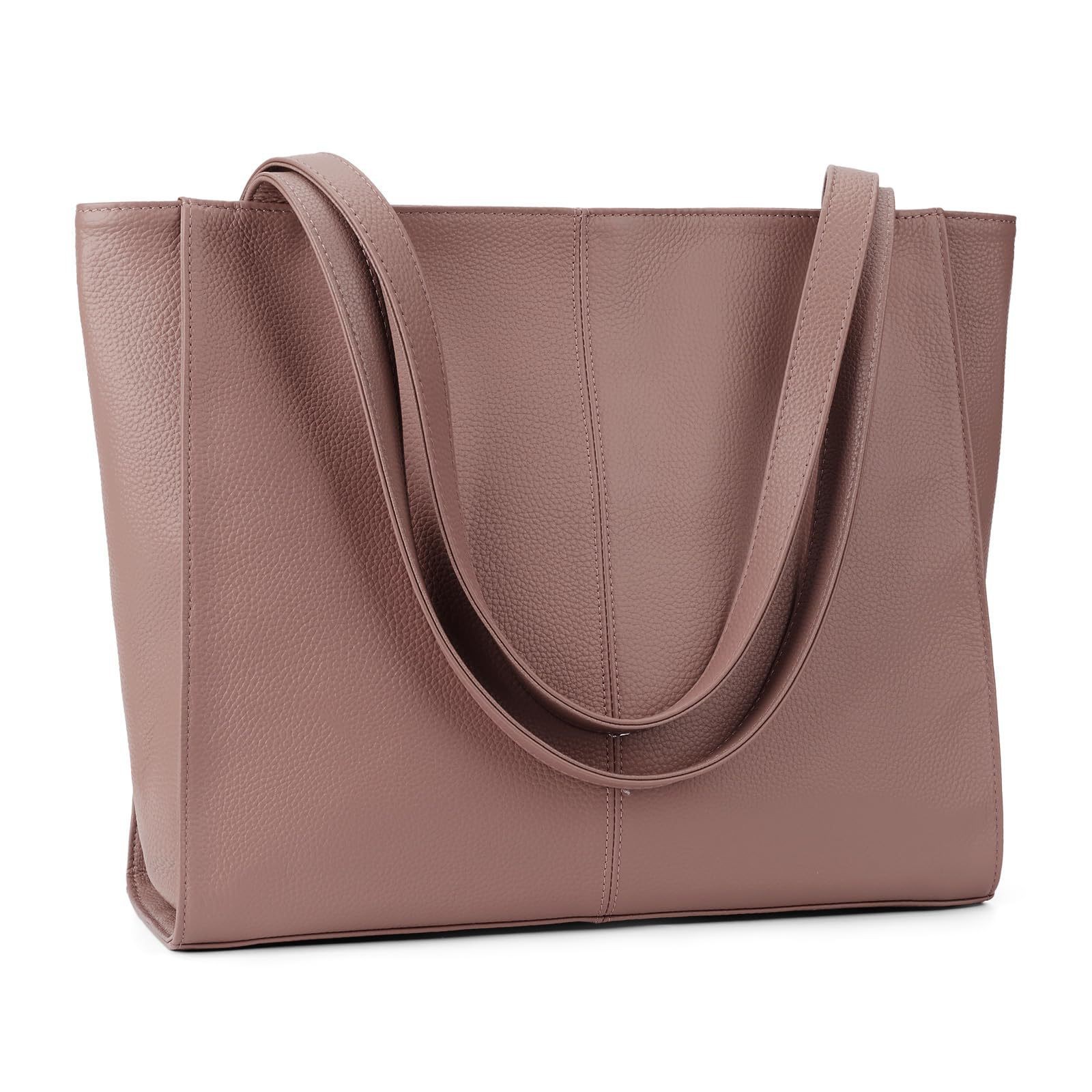 Cross-Border New Women's Tote Bag, Commuter Genuine Leather Shoulder Bag, Handbag, Briefcase With Laptop Compartment - Thumbnail 6
