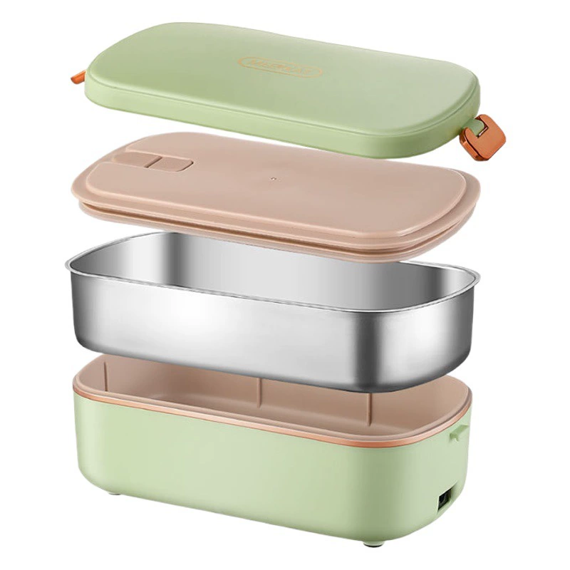 В наличии Поколение Ланч-бокс с электрическим подогревом Без воды Бытовой Подключаемый Ланч-бокс из нержавеющей стали в японском стиле для студентов