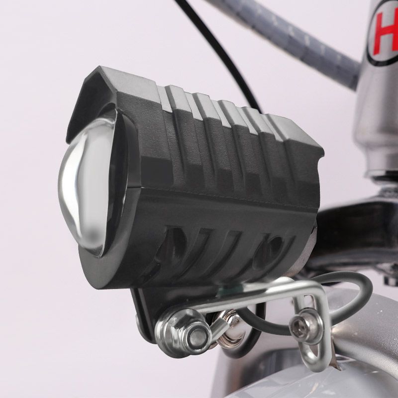 Foldable Lithium Battery Driving Light 48V Integrated Horn and Light Electric Scooter Light Electric Vehicle Light
