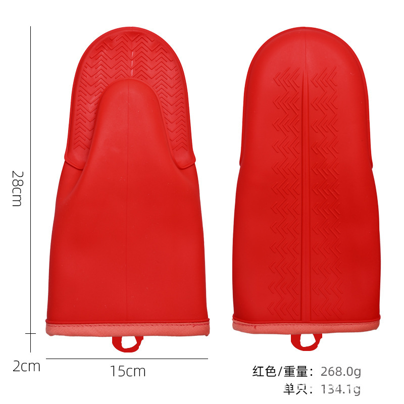 Fabricantes al por mayor guantes de microondas guantes de horno resistentes al calor guantes de horno de silicona guantes de horno de aislamiento térmico