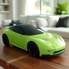 跑车模型蓝牙音箱桌面摆件小音响仿真汽车低音炮无线插卡礼品音箱