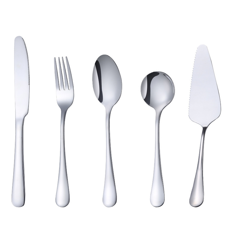 Stainless Steel Long Handle Spoon And Fork For Adults And Kids_voghion.com
