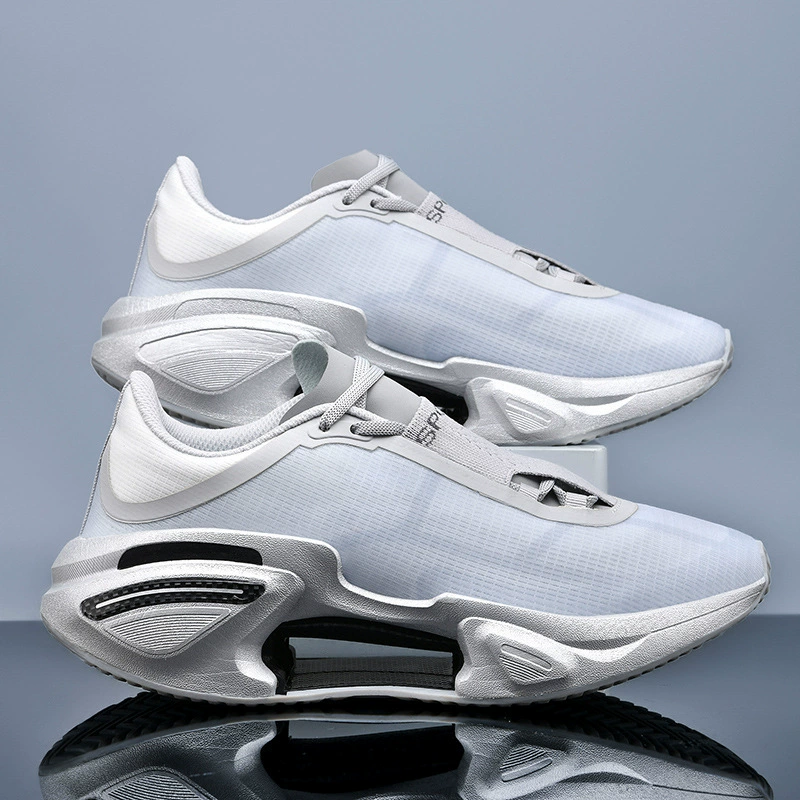 Беговая обувь для учащихся средней школы 2025 новый ультра легкий амортизированный профессиональный кроссовок мужская дышащая студенческая спортивная обувь противоскользящая