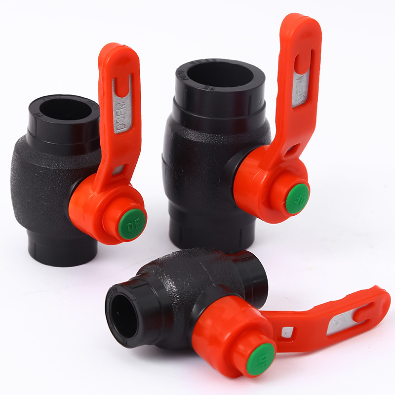 Wholesale steel core ball valves, PE high-flow ball valves, PPR hot melt ball valves, DN32 steel core ball valves, water pipe fittings