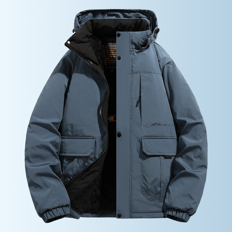 冬季保暖男士棉衣潮流加厚运动加绒袄子男生外套棉服2025新款潮牌