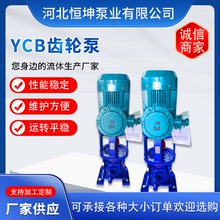 批發YCB圓弧齒輪泵 不銹鋼立式齒輪泵高壓油泵船用泵