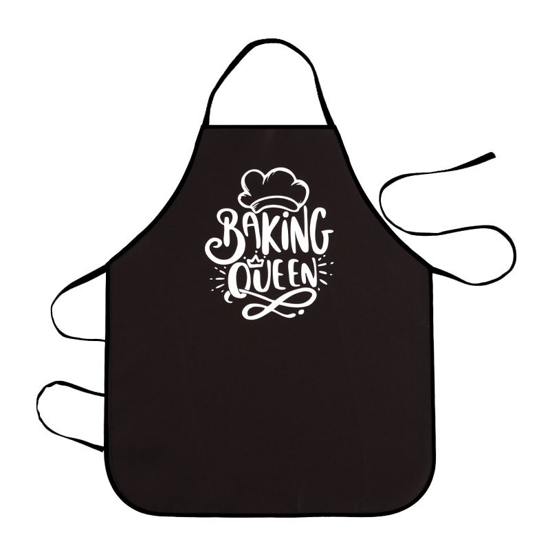 Fábrica de suministro transfronterizo de cocina para el hogar delantal de cocina a prueba de aceite impermeable cintura delgada de las mujeres abrigo transpirable impresión de los hombres