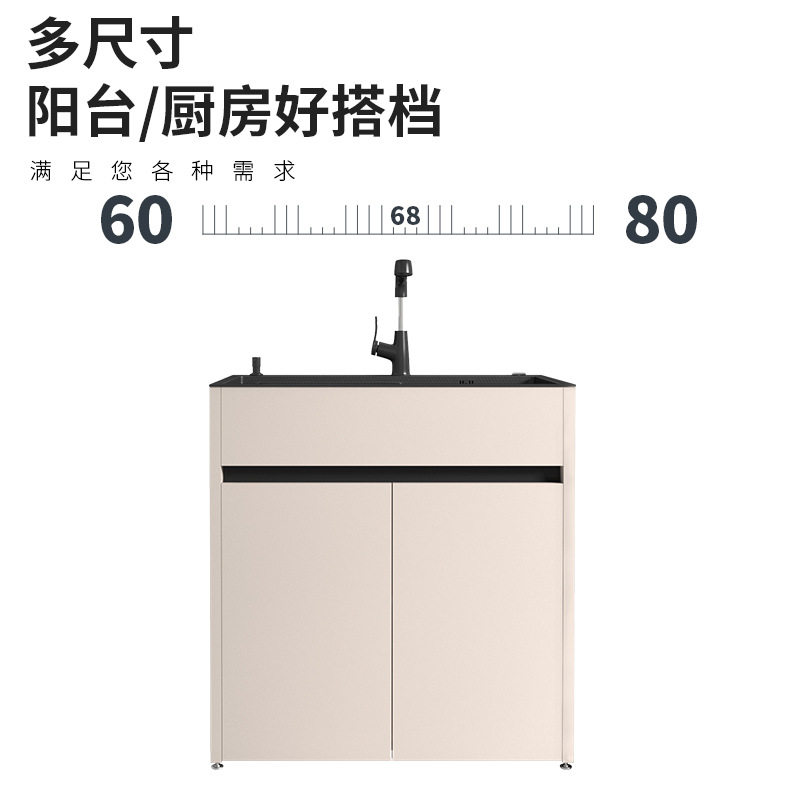 lavavajillas de cocina gabinete integrado tipo suelo de acero inoxidable lavabo de un solo tanque lavavajillas piscina de agua balcón