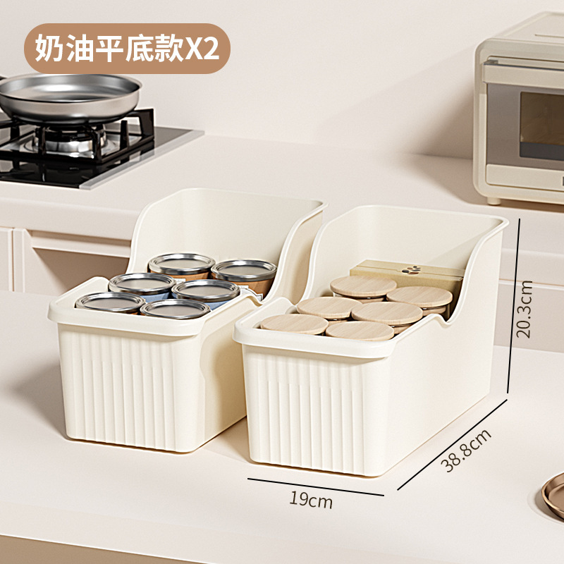家庭用キッチン調理器具調味料収納ボックス多機能引き出し式鍋蓋収納ラック滑車付きキャビネット整理ボックス|undefined