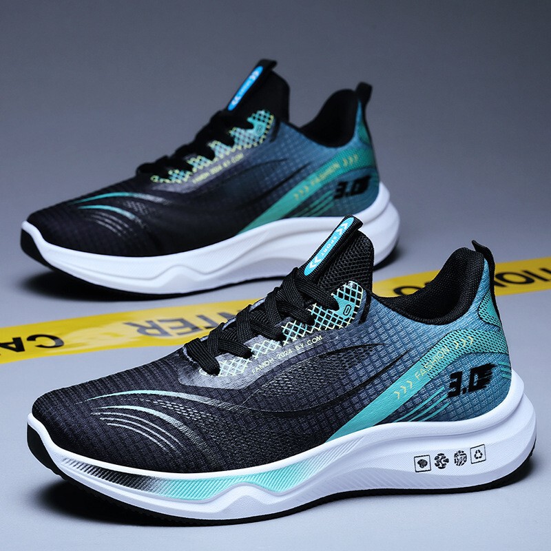 Cross-Border Men's Casual Shoes, Fashionable and Versatile, Comfortable and Breathable Sports Shoes, Men's Trendy Color-Blocked Low-Top Running Shoes Cross-Border Men's Casual Shoes, Fashionable and Versatile, Comfortable and Breathable Sports Shoes, Men's Trendy Color-Blocked Low-Top Running Shoes