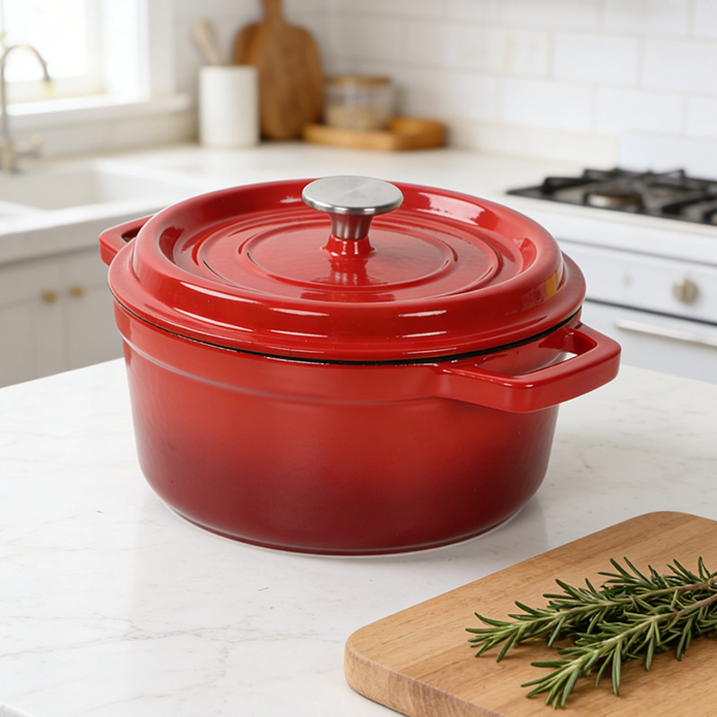 Enamel pot cast iron pot thickened soup pot pot enamel pot a generation of manufacturers collecting round foreign trade suit