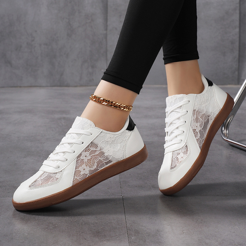 2025 Summer New Flat German Training Shoes Men's Shoes Retro Fashion Shoes Baita Casual Board Shoes Women's Lace