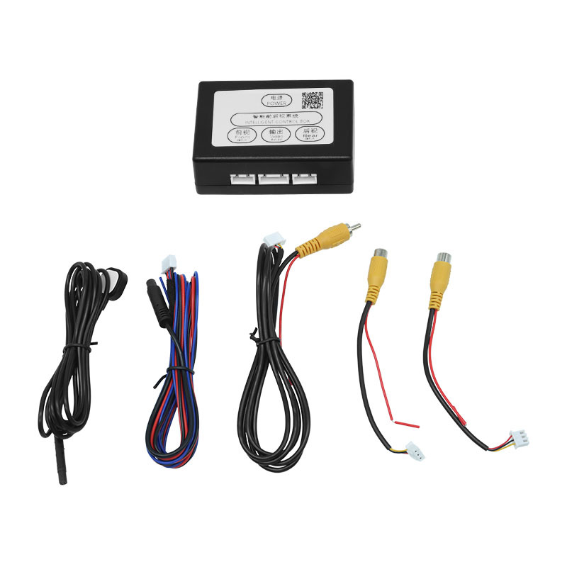 Vehicle-Mounted Two-Way Video Switching Box, Front, Rear, Left and Right Reversing Camera, Blind Spot Intelligent System, Rear View Controller