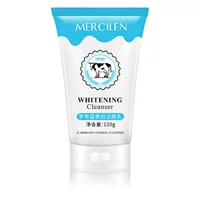 Mengxi Blue Отбеливающее очищающее средство для лица Осветляющий цвет лица освежающее прозрачное молочко увлажняющее очищающее средство для женщин