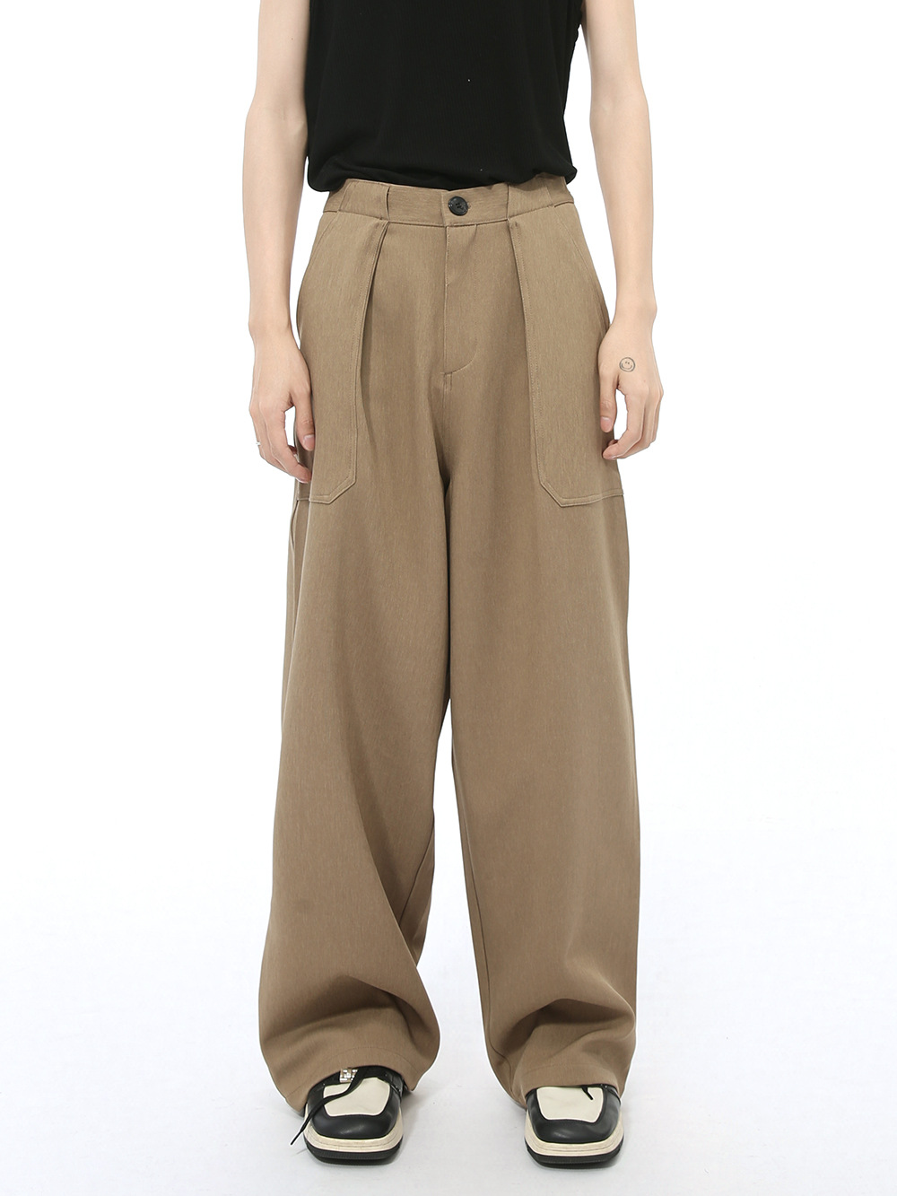 MTLCLOTHES para hombre | Nuevos productos de otoño Chaqueta de solapa con costuras de lujo ligero coreano Uniformes Traje suelto casual