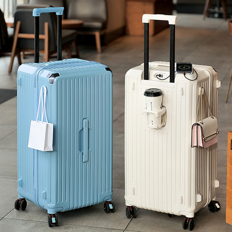 Carefully Selected Luggage Suitcase, Thickened Large-Capacity Trolley Case, 30inch Five-Wheeled Women's Sturdy and Durable Storage Travel Password Suitcase Carefully Selected Luggage Suitcase, Thickened Large-Capacity Trolley Case, 30inch Five-Wheeled Women's Sturdy and Durable Storage Travel Password Suitcase