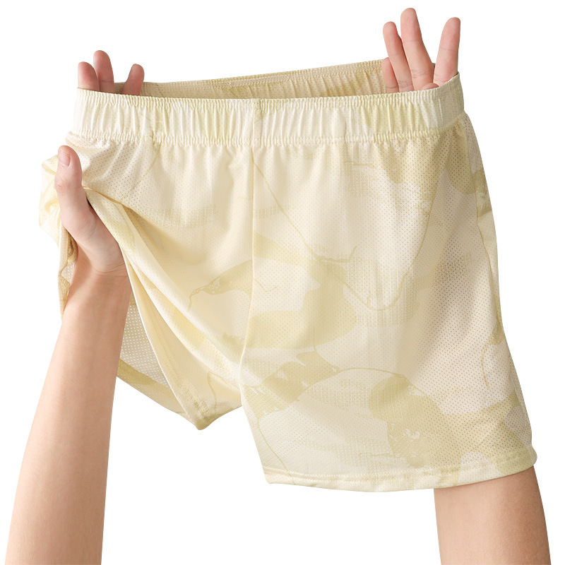 Pantalones cortos para hombres de alta calidad Hielo Pantalones deportivos de ángulo plano Pantalones de cuatro hombres al por mayor Pantalones de calcetín para hombres