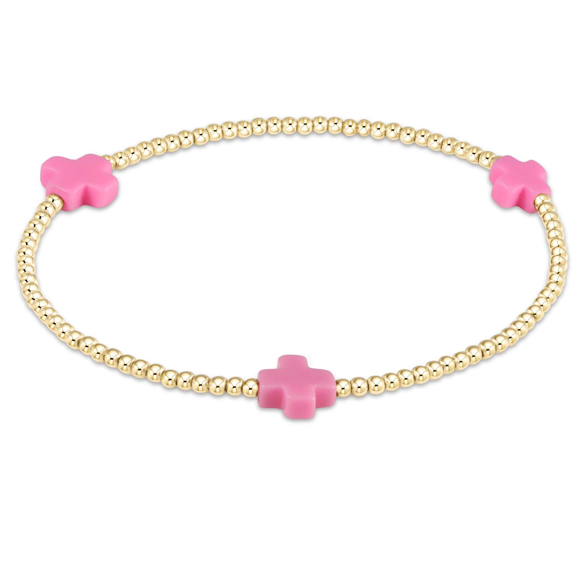 Plating Design Simple Style Classic Style Cross Plastic Wholesale Bracelets