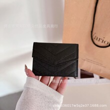 工厂直销女式刺绣零钱包卡包潮帮钱夹wallet适用零钱包菱格家新款