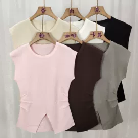 女式针织衫;吊带背心;连衣裙