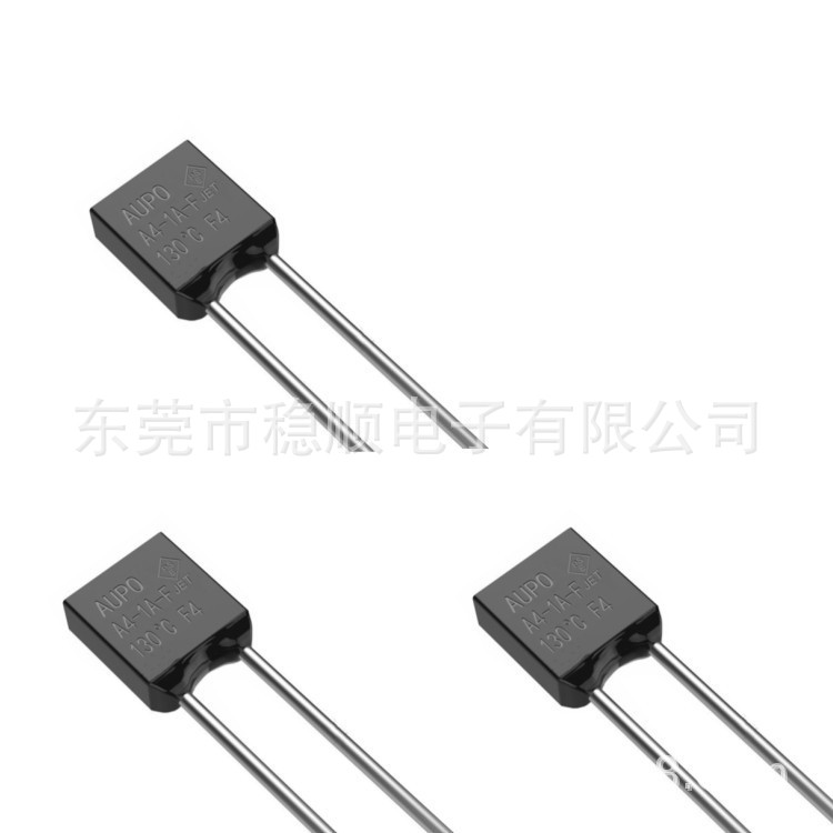 AUPO温度保险丝A-1A-F系列方形温度保险丝 热熔断体1A 84℃~160℃