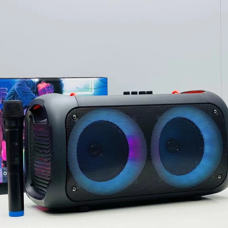 新しい BW-1165 Bluetooth スピーカー大神サブウーファーマイク付きカラオケハイパワーカード屋外スピーカー|undefined